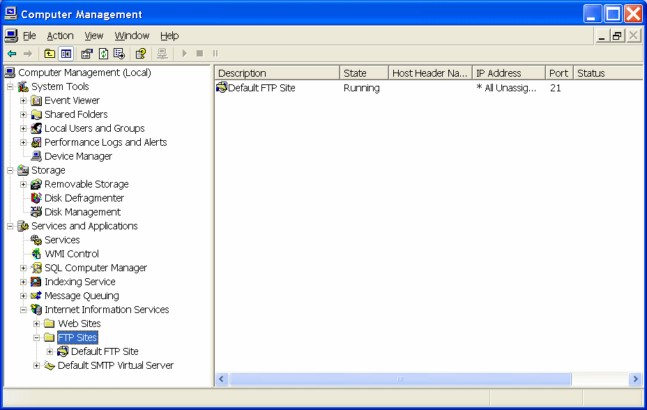 ftp client download windows xp